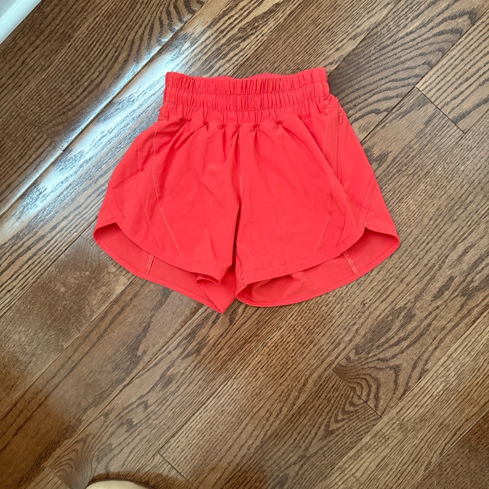 lululemon athletica Red Athletic Shorts size 0